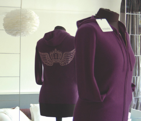 image of cashmere hoodies